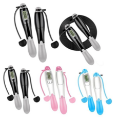 헬스 유선 무선 스마트 전자 줄넘기 운동 스포츠, 블랙