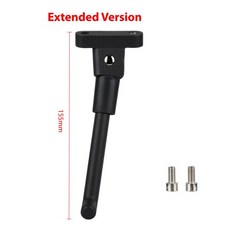 Xiaomi M365 1s Pro 2 Pro 전기 스쿠터 스탠드 발 수정 부품 용 143/155mm 그레이 블랙 주차 킥 스탠드, [04] 155mm Black