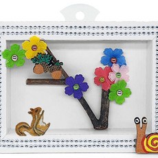 종이액자 도토리 시니어미술