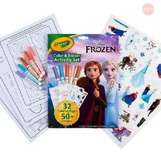 萌萌屋 【現貨】美國 繪兒樂 Crayola 神彩著色套裝 神奇擦畫 神奇顯色 不會髒 透明筆頭 畫紙以外不顯色, 1個