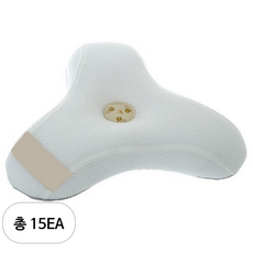 알프레미오 3스텝 유아베개 매쉬, 화이트, 15개