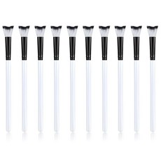 10Pcs 커브드 플러피 래쉬 클리닝 브러시 세트 속눈썹 샴푸 클렌저 홈 살롱 페이셜용 전문 메이크업 케어 워시, 1개