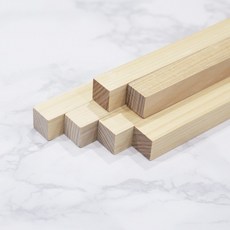 소나무 각재 DIY 원목 우드 목재 각목 원목 재단, 2x2cm, 20cm