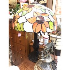 歐式古典鄉村風蒂芬妮太陽花大桌燈