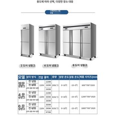 업소용냉동고 중고냉동창고 저온저장고가격 업소용주방용품 업소용주방기기 중고저온창고 주방기기, 4도어 올 냉장