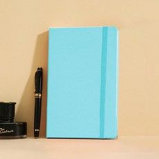 레더 A5 모눈 밴드 노트 하드커버 업무수첩 A5다이어 tab+2058pK