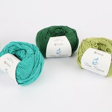 연일섬유 티타임 뜨개실 40g, 14번 블루, 1개