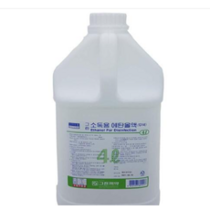 소독용에탄올4L 83% 에틸알코올 소독용알코올, 1개, 4L