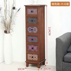 빈티지서랍장 타일수납장 인테리어장식장 북유럽협탁 다채로운원목장 3단 수납장 차림새, S. 커피 브라운 6 스트로크 30.30.114, S. 커피 6 스트로크 30304