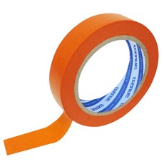 포장백서 보양 도배 커버링 마스킹 테이프 오렌지 사계절용 24mm x 40m, 5개