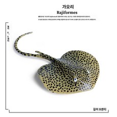인형 가오리 상어 전시 어류 홍어 해양동물 모형 바다 시뮬레이션 마린 모델, M-2035 가오리 미니어처
