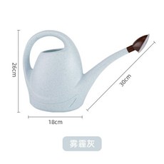 園藝噴壺 澆花噴壺 長嘴灑水壺 澆菜水壺, 1個, 淺灰色 3.5L 加大加厚