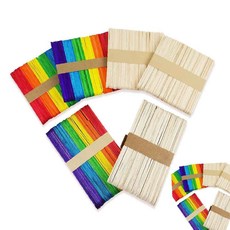 공예 아이스크림 하드바 아이스크림막대 우드스틱 믹싱스틱, 일반(소)