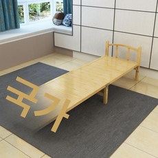 대청마루 접이식 평상 실외 조립식 대나무평상, 60cmx길이 원색 좁은