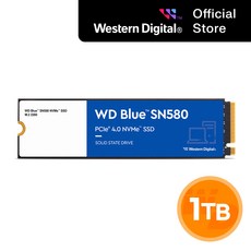 [공식판매점] WD BLUE SN580 M.2 NVMe SSD, 1TB