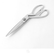 롱스팜 메탈 실버 재단가위(24cm) 미씽
