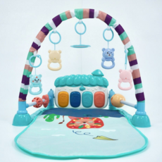 킨젤 아기 체육관 디럭스 플레이짐 베이비짐 피아노 운동장 유아, 블루