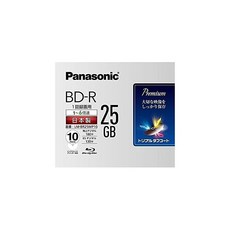 파나소닉 6배속 블루레이 디스크 단면 1층 25GB(추가형) 10장 세트, 1개, LM-BR25MP10