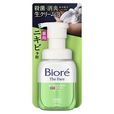 Biore 蜜妮 奶油泡沫洗顏慕斯 綠色清爽淨痘款, 1瓶