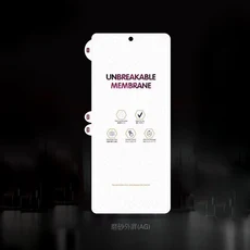 0.15mm 깨지지 않는 멤브레인 스크린 보호필름 (아너 매직 V5 V3 V2 RSR 풀커버 내외부 전면 하이드로겔 필, 03 Outer Front Film, 01 고화질