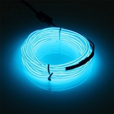 DIY 페스티벌 파티 장식 펍 할로윈 크리스마스를 위한 JIGUOOR EL 와이어, Fluorescent Green, 32.8ft/10M, 1개