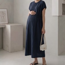 [당일출고] 수엠W 임부 여름 루즈핏 바스락 C04 크링클원피스