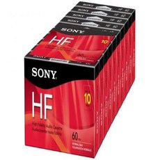 소니 10C60HFL 60분 HF 카세트 레코더 10 브릭
