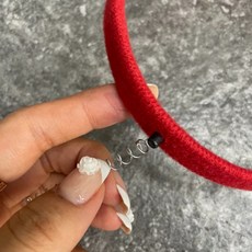 스프링 머리띠 제작 재료 스프링머리띠 머리띠재료 레드 토퍼머리띠, 1개, 상세페이지 참조