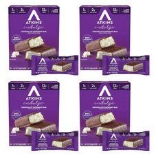Atkins 앳킨스 인덜지 초콜릿 코코넛바 디저트 페이버릿 16p 640g, 4개