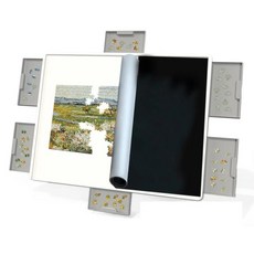 조각 서랍 퍼즐 플라스틱 회전 테이블 게임 회전식 보관함, 1개, 3. With nonwoven