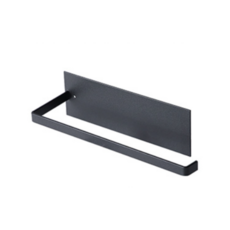 어느곳에도 착 붙는 부착식 키친타올걸이 키친타올홀더 행주 수건걸이, 블랙, 1개