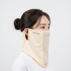 굿케어 UV 자외선 차단 마스크 골프 스포츠 쿨 냉감 러닝 마스크, FREE+스킨1개, 1개