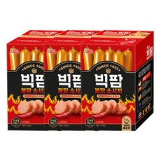 롯데햄 빅팜 불닭 간식 소시지, 600g, 3개