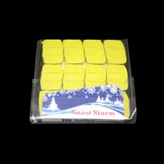마술도구 초보자 장기자랑 학예회 눈날리는 마술 뉴 스노우 스톰 옐로우-12개입, 1개