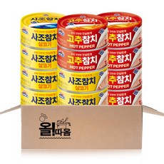 사조 안심따개 참치 100g 2종기획세트(살코기6+고추6), 1개