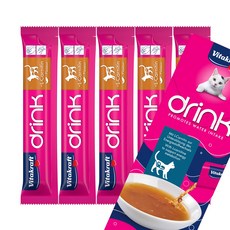 비타크래프트 고양이 건강(눈과 심장 기능 증진 + 에너지 대사 증진) 음료 드링크, 30g, 5개, 드링크 연어+L-카르니틴