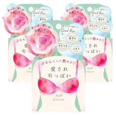 Pelican 사랑스러운 가슴 비누, 70g, 3개입