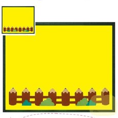 BP 어린이집 환경판꾸미기 대 연필울타리 환경판꾸미기재료