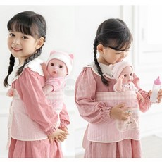 아기돌보기 아기띠 역할놀이 장난감 (인형미포함) 상상놀이