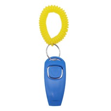 강아지 훈련 휘슬 훈련 클릭커 반려견 명령어 교육 기본기 훈련 포지티브 훈련용 펫 트레이닝 도구, 블루