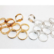 수문구/반지만들기/반지링/금색 은색 /선택, 금색(1개), 1개