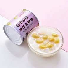 限時特惠 酸奶水果西米露罐頭 (橘子/黃桃/葡萄/菠蘿) 220克罐裝 批發團購, 1個, 酸奶葡萄,1罐
