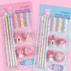 산리오 마이멜로디 연필세트 피규어