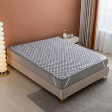 Tiger Pavilion 사계절 논 슬립 침대 패드, 그레이