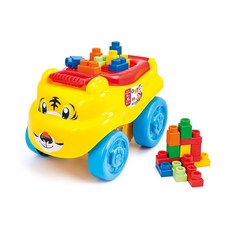 Clemmy軟質積木 義大利原裝mini老虎車 寶寶安全玩具 刺激視覺發展, 1個