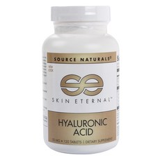 SOURCE NATURALS 玻尿酸保健片 無糖 無麩質, 1罐, 120顆