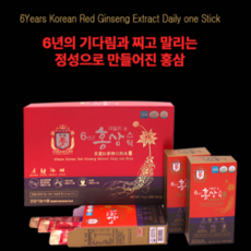 데일리원 6년근 홍삼스틱 90포 + 쇼핑백포함 ( 건강기능식품), 90개, 12g