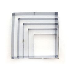 높은 사각 무스링 무스틀 떡틀 7cm 1호 1(개) 2603범용