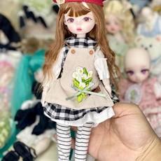 6分改妝BJD娃娃 30公分關節MJD 3D真眼換裝女孩娃娃, 1個, 哭包1,圖片整娃