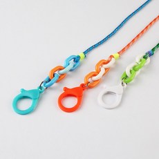 유아 마스크 스트랩 목걸이 고리 아동 어린이 체인 3종 세트 분실방지 단체 선물